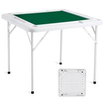 Mesa de Mahjong VEVOR, dominó dobrável para 4 jogadores com porta-copos Mesa de Mahjong VEVOR, dominó dobrável para 4 jogadores com porta-copos