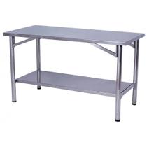 Mesa de Manipulação Benfati Inox 430 150X60CM Paneleiro Liso TB 2" 406CL