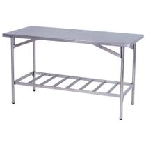 Mesa de Manipulação Benfati Inox 430 180X70CM Paneleiro Gradeado TB 1 1/4" 208GR