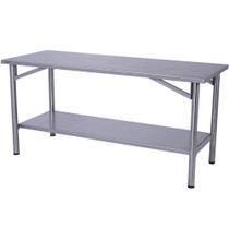 Mesa de Manipulação Inox 190X70CM Benfati TB 2" Com Paneleiro