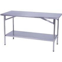 Mesa de Manipulação Inox 60X60CM Benfati TB 1 1/4" Paneleiro Liso