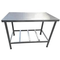 Mesa de Manipulação Inox Cefaz 120x90cm MSI-08
