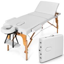 Mesa de Masajes Plegable Giantex de 213 cm, Portátil con 3 Secciones