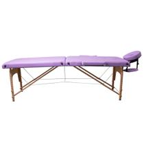 Mesa de Massagem Dobrável e Portátil modelo STANDART 250Kg 60cm GOLDLIFE c/ capa