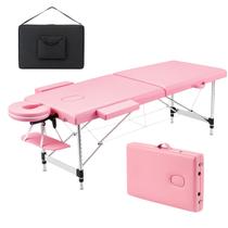 Mesa de Massagem Portátil Ajustável OmySalon 213x61cm Rosa Mesa de Massagem Portátil Ajustável OmySalon 213x61cm Rosa
