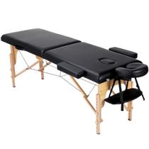 Mesa de Massagem Portátil Yaheetech - Cama para Lash Designer (Preta)