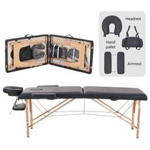 Mesa de massagem YOUNIKE Portable Lightweight 2 dobrável preta