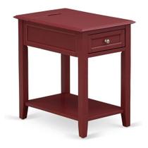 Mesa de noche East West Furniture DE-13-ET 60x40 cm Burdeos Mesa de noche East West Furniture DE-13-ET 60x40 cm Burdeos