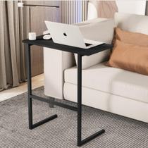 Mesa de Notebook com Pés de Ferro Viena Preto Preto