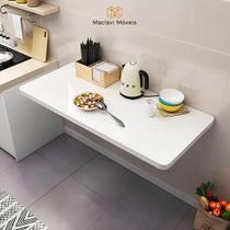 Mesa de Parede Dobrável para Cozinha Compacta 80cm x 30cm Sala Quarto Escritório Mesa de Parede Dobrável para Cozinha Compacta 80cm x 30cm Sala Quarto Escritório