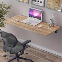 Mesa De Parede Dobravel Supensa Com Suporte 90x45