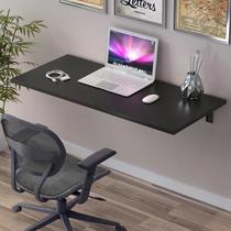 Mesa De Parede Dobrável Suspensa Com Suporte 90x38 Onix Mesa De Parede Dobrável Suspensa Com Suporte 90x38 Onix