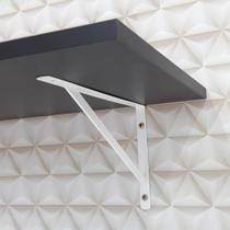 Mesa de Parede Suspensa Fixa 80x30cm Preta Compacta para Escritório e Cozinha Suporta 50kg