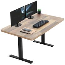 Mesa de pé VIVO Electric DESK-KIT-1B4P Madeira recuperada Mesa de pé VIVO Electric DESK-KIT-1B4P Madeira recuperada