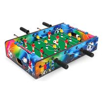 Mesa de Pebolim Infantil de Madeira Totó Tamanho Médio Brinquedo 2 bolinhas presente futebol de mesa, MDF Mesa de Pebolim Infantil de Madeira Totó Tamanho Médio Brinquedo 2 bolinhas presente futebol de mesa, MDF
