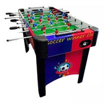 Mesa de Pebolim Totó Ahead Sports Infantil e Adulto Jogo de Futebol com Bonecos e Placar Mesa de Pebolim Totó Ahead Sports Infantil e Adulto Jogo de Futebol com Bonecos e Placar