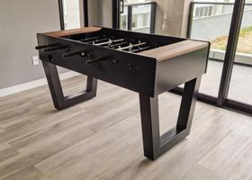 Mesa de Pebolim/totó Oficial Steelwood cor Ébano/Vintage