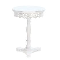 Mesa de pedestal Koehler Flourish Branca 21cm