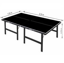 Mesa de Ping Pong Black Table MDP 15mm Klopf Cód. 1010