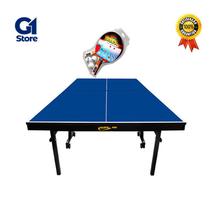 MESA DE PING PONG COM RODAS ARTICULADA - KLOPF - 1008 - MDF 25mm + KIT PING PONG LUXO 5031