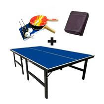 MESA DE PING PONG MDF 15mm 1016 KLOPF + KIT Completo 5030 + Capa Para Mesa Aberta MESA DE PING PONG MDF 15mm 1016 KLOPF + KIT Completo 5030 + Capa Para Mesa Aberta