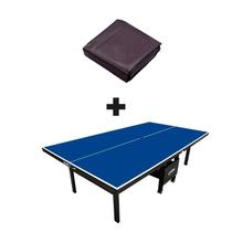 MESA DE PING PONG MDF 18mm 1084 KLOPF C/ RODAS + Capa Para Mesa Fechada