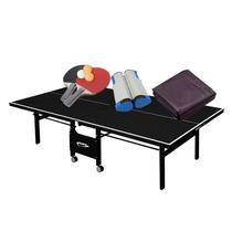 MESA DE PING PONG MDF 18mm 1084 PRETA KLOPF + Kit Completo 5091 + Capa Fechada