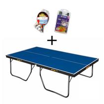 MESA DE PING PONG MDF 25mm 1090 KLOPF + KIT Raquetes e Bolinhas 5055 + Suporte MASTER c/ Rede 5034 MESA DE PING PONG MDF 25mm 1090 KLOPF + KIT Raquetes e Bolinhas 5055 + Suporte MASTER c/ Rede 5034