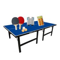 MESA DE PING PONG MDP 15mm 1001 KLOPF + Kit 55091 + 6 Bolinhas Laranja