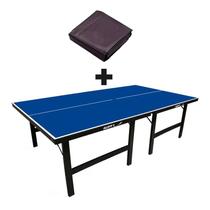 MESA DE PING PONG MDP 18mm 1002 KLOPF + Capa Para Mesa Aberta/Montada 7001