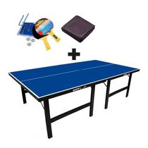 MESA DE PING PONG MDP 18mm 1002 KLOPF + KIT Suporte, Rede, Bolinhas 5031 + Capa Para Mesa Aberta/Montada 7001 MESA DE PING PONG MDP 18mm 1002 KLOPF + KIT Suporte, Rede, Bolinhas 5031 + Capa Para Mesa Aberta/Montada 7001