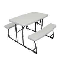 Mesa de piquenique para crianças Stansport Compact (G-940) branca Mesa de piquenique para crianças Stansport Compact (G-940) branca