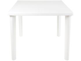Mesa de Plástico Quadrada Desmontável Mor Branca - 4 Lugares Mesa de Plástico Quadrada Desmontável Mor Branca - 4 Lugares