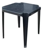 Mesa de Plástico Quadrada Monobloco