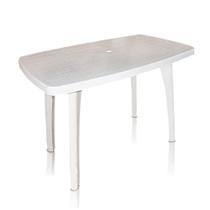 Mesa De Plastico Retangular Tiradentes 130x80 Branco Kit 10