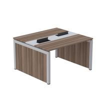 Mesa de Plataforma Dupla para 2 Pessoas Corporativa 140x140/2p