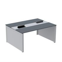 Mesa de Plataforma Dupla para 2 Pessoas Corporativa 140x140/2p