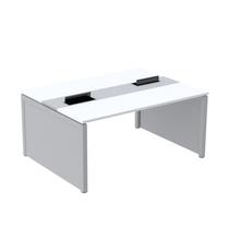 Mesa de Plataforma Dupla para 2 Pessoas Corporativa 150x140/2p