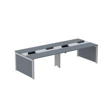 Mesa de Plataforma Dupla para 4 Pessoas Corporativa 120x140/4p