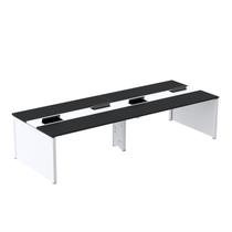 Mesa de Plataforma Dupla para 4 Pessoas Corporativa 120x140/4p