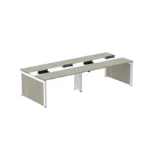 Mesa de Plataforma Dupla para 4 Pessoas Corporativa 130x140/4p