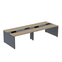 Mesa de Plataforma Dupla para 4 Pessoas Corporativa 150x140/4p