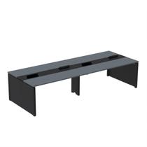 Mesa de Plataforma Dupla para 4 Pessoas Corporativa 160x140/4p