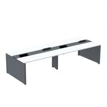 Mesa de Plataforma Dupla para 4 Pessoas Corporativa 160x140/4p