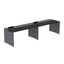 Mesa de Plataforma Simples para 2 Pessoas Corporativa 130x792/2p Pscpp130/792/2p