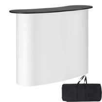 Mesa de pódio dobrável para feiras VEVOR 130 x 47 x 95 cm Mesa de pódio dobrável para feiras VEVOR 130 x 47 x 95 cm