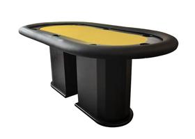 Mesa de Poker Linha Master com Borda Estofada e Porta Copos - 2,55x1,15m