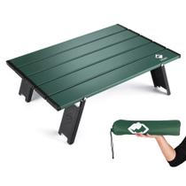 Mesa de praia dobrável VILLEY Portable Mini Ultralight Green