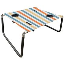 Mesa de praia portátil dobrável Neso com porta-copos