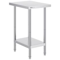 Mesa de preparação VEVOR em aço inoxidável 24x18x34cm com capacidade de 290 kg Mesa de preparação VEVOR em aço inoxidável 24x18x34cm com capacidade de 290 kg